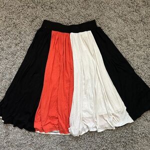 Oblong Box Shop Color Block Skirt